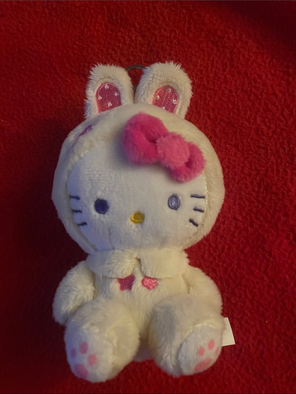 Sanrio New Plush Keychain 2025 Hello Kitty in Bunny Costume
